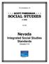 Nevada Integrated Social Studies Standards Grades K-6