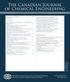 The Canadian Journal of Chemical Engineering