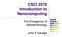 CSCI 2570 Introduction to Nanocomputing