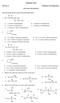 Chemistry 2321 OLD TEST QUESTIONS
