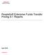 PeopleSoft Enterprise Funds Transfer Pricing 9.1 Reports