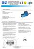 EXPLOSION PROOF DIRECTIONAL CONTROL VALVE TYPE ED6 SERIE 6X DIRECTIVE ATEX ET IECEx