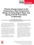 Climate Change Impact on Air Temperature, Daily Temperature Range, Growing Degree Days, and Spring and Fall Frost Dates In Nebraska