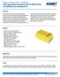 Tantalum Surface Mount Capacitors High Reliability T495 Surge Robust Commercial Off-The-Shelf (COTS), Low ESR MnO 2