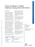 Trace Analyses in Metal Matrices Using the ELAN DRC II