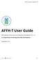 AFFH-T User Guide September 2017 AFFH-T User Guide U.S. Department of Housing and Urban Development