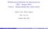 Mathematical Methods for Neurosciences. ENS - Master MVA Paris 6 - Master Maths-Bio ( )