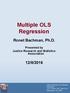 Multiple OLS Regression