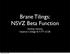 Brane Tilings: NSVZ Beta Function