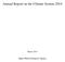 Annual Report on the Climate System 2016