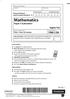 Mathematics Paper 3 (Calculator)