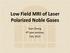 Low Field MRI of Laser Polarized Noble Gases. Yuan Zheng, 4 th year seminar, Feb, 2013