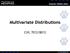 Multivariate Distributions CIVL 7012/8012