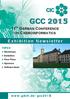 GCC 201. Exhibition Newsletter ON CHEMOINFORMATICS.  th GERMAN CONFERENCE TOPICS. Sponsors