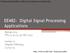 EE482: Digital Signal Processing Applications