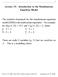 Introduction to the Simultaneous Equations Model