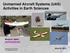 Unmanned Aircraft Systems (UAS) Activities in Earth Sciences