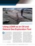 Using LiDAR as an Oil and Natural Gas Exploration Tool