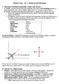 Physics Notes - Ch. 2 Motion in One Dimension