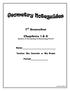 Chapters 1 & 2 Basics of Geometry & Reasoning/Proof