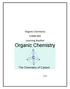 Organic Chemistry CHEM 30S Learning Booklet