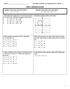 Name Geometry Common Core Regents Review Packet - 3. Topic 1 : Equation of a circle