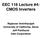 EEC 118 Lecture #4: CMOS Inverters. Rajeevan Amirtharajah University of California, Davis Jeff Parkhurst Intel Corporation