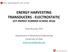 ENERGY HARVESTING TRANSDUCERS - ELECTROSTATIC (ICT-ENERGY SUMMER SCHOOL 2016)