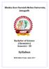 Bhakta Kavi Narsinh Mehta University, Junagadh. Bachelor of Science (Chemistry) Semester : III. Syllabus.