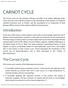 Carnot Cycle - Chemistry LibreTexts