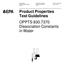 Product Properties Test Guidelines OPPTS Dissociation Constants in Water