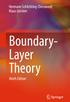 Hermann Schlichting (Deceased) Klaus Gersten. Boundary- Layer Theory. Ninth Edition