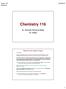 Chemistry 116. Dr. Michelle Richards-Babb Dr. Babb. Tasks for first week of class:
