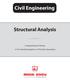 Civil Engineering. Structural Analysis. Comprehensive Theory with Solved Examples and Practice Questions. Publications