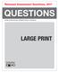 Released Assessment Questions, 2017 QUESTIONS. Grade 9 Assessment of Mathematics Academic LARGE PRINT