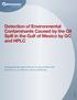 Detection of Environmental Contaminants Caused by the Oil Spill in the Gulf of Mexico by GC and Hplc