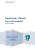 Plastic Design of Portal frame to Eurocode 3