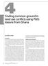Finding common ground in land use conflicts using PGIS: lessons from Ghana