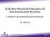 BAE 820 Physical Principles of Environmental Systems
