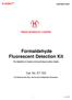 Formaldehyde Fluorescent Detection Kit