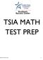 TSIA MATH TEST PREP. Math and Science, ASC 1