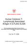 Human Cytotoxic T- Lymphocyte Associated Antigen 4 (CTLA4) ELISA
