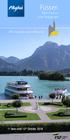Füssen. Boat trips on Lake Forggensee. The romantic soul of Bavaria