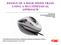 DESIGN OF A HIGH SPEED TRAIN USING A MULTIPHYSICAL APPROACH