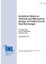 Analytical Study on Thermal and Mechanical Design of Printed Circuit Heat Exchanger