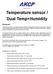 Temperature sensor / Dual Temp+Humidity