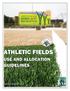 Athletic Field Use and Allocation Guidelines