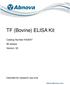 TF (Bovine) ELISA Kit