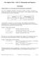 Pre-Algebra Notes Unit 12: Polynomials and Sequences