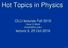 Hot Topics in Physics. OLLI lectures Fall 2016 Horst D Wahl lecture 3, 25 Oct 2016